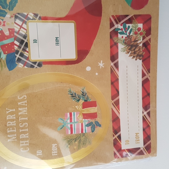 🎅🏼100 Stickers Gift Tags (10 Sheets) - Picture 8 of 12